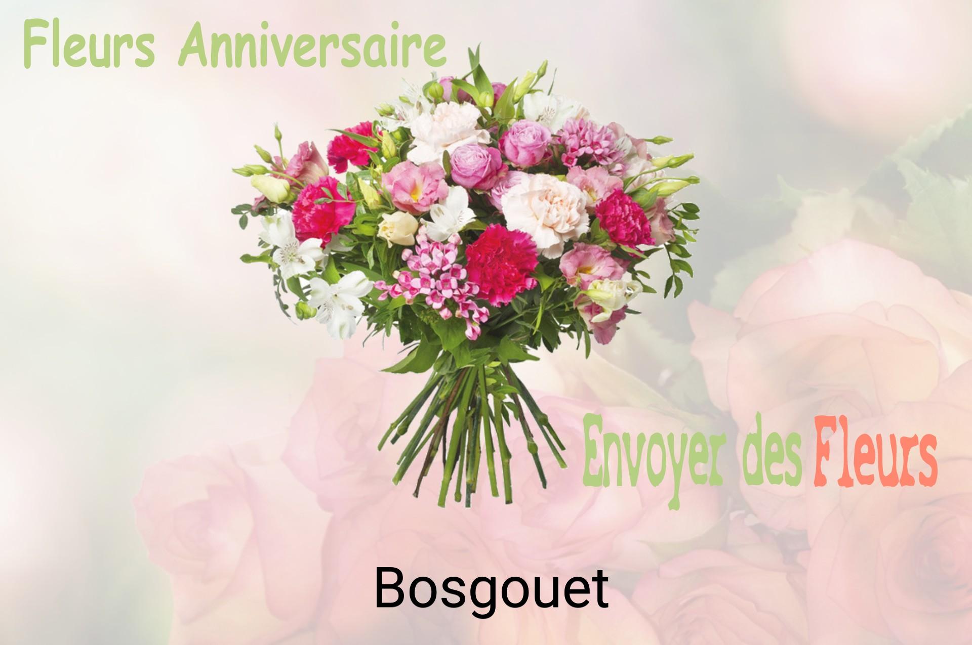 Bouquet de fleurs d’anniversaire livré à Bosgouet